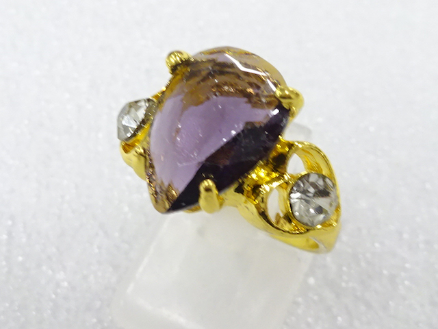 Colored stone ring (size 14)